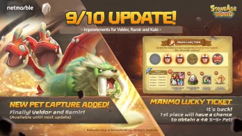StoneAge World sonbahar sezonuna yeni pet yakalama bölgeleri ve sezon etkinlikleriyle giriyor