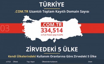 Ülke Uzantılı Alan Adı Kullanımında Lider Türkiye