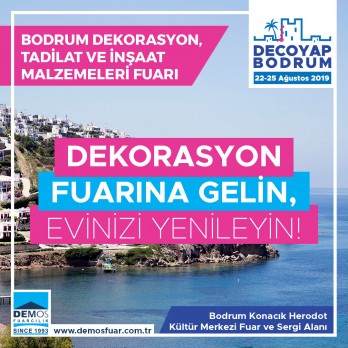 Yazın Son Trendleri Bodrum İç Mimari ve Dekorasyon Fuarı’nda