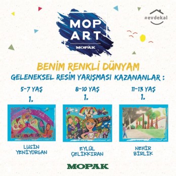 MOPART resim yarışmasının kazananları belli oldu