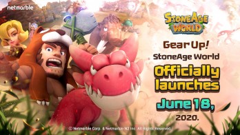 Netmarble'ın Tarih Öncesi Maskot Koleksiyon MMORPG'si StoneAge World,18 Haziran'da Çıkış Yapıyor