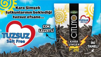 Kara çekirdeğin lezzetli dünyası Peyman Kara Şimşek Tuzsuz ile büyüyor! 