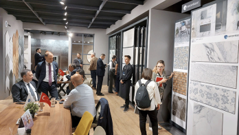 Seramik ve vitrifiye markası, uluslararası fuarda yeni ürünlerini sergiliyor 