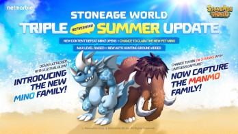 StoneAge World Yaz Güncellemesi Yepyeni PVE İçerik, Yeni Bölge ve Petleri Oyuncuların Tadını Çıkarması için Getiriyor